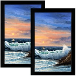 LUCKYLIFE 16x24 Frame in Black, Gallery Frame for Wall Mounting, 2 Pack