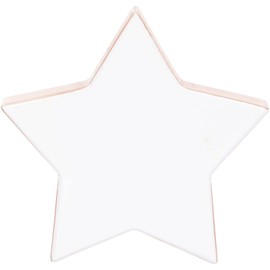 Maturi Star Shaped Ornament 12x12cm, White