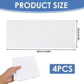 Liqqlex Sole Protector for Sneakers, 4 Pack Non-Slip Anti-Wear Self-Adhesive Clear Sole Shields for Sneakers, Red Bottom Heels, and High Heels - 13x5.1 Inch Sheets, Invisible Protection for Shoes