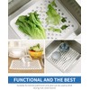 Small Sink Mat, White Sink Protector Mats for Bottom of