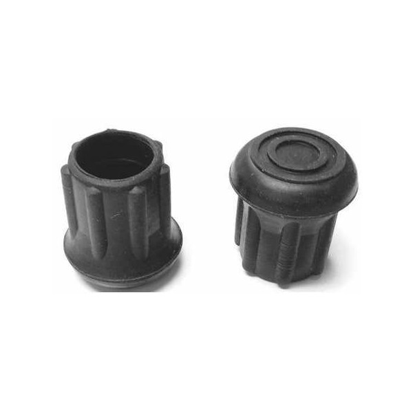 Protective Leg Tip, Slipon, Rd, 47/64", PK10