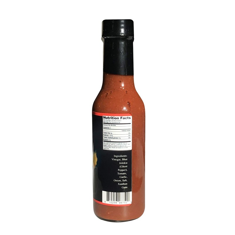 Ghost Pepper Hot Sauce 7 Whole Ghost Peppers Wicked Tickle