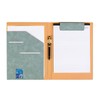 Binder A4 Bi-Fold PU Clipboard Conference Pad Clip File Business