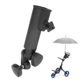 mumisuto Golf Umbrella Holder, Golf Trolley Umbrella Holder Universal Adjustable Anti-Fall Umbrella Rack Golf Accessories Plastic Golf Cart Umbrella Stand Golf Trolley Umbrella Holder