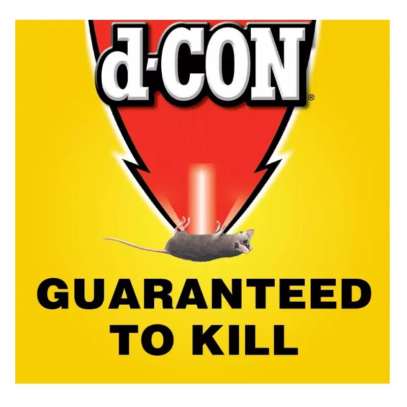 d-CON Refillable Corner Fit Mouse Bait Station, 1 Trap +