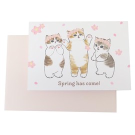 Mofsand Greeting Card / Cherry Blossom Bifold Pop Up mofusand