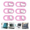 TEHAUX 6pcs Ultra Thin Webcam Cover Slide Privacy Protector for