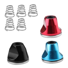 LWLWA Bicycle Axle Nut 3 Pieces Quick Release Metal Bicycle Cap Nuts M5 Non-Slip Anti-Loosening for Home Bikes Mountain Bikes Road Bikes