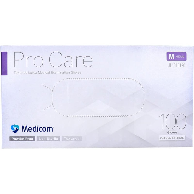 A.R.メディコム・インク・アジア・リミテッド プロケア ラテックスグローブ パウダーフリー Mサイズ 100枚入