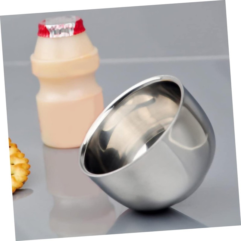 TOVINANNA Shaving Bowl for Men Stainless Steel Shaving Soap Cup