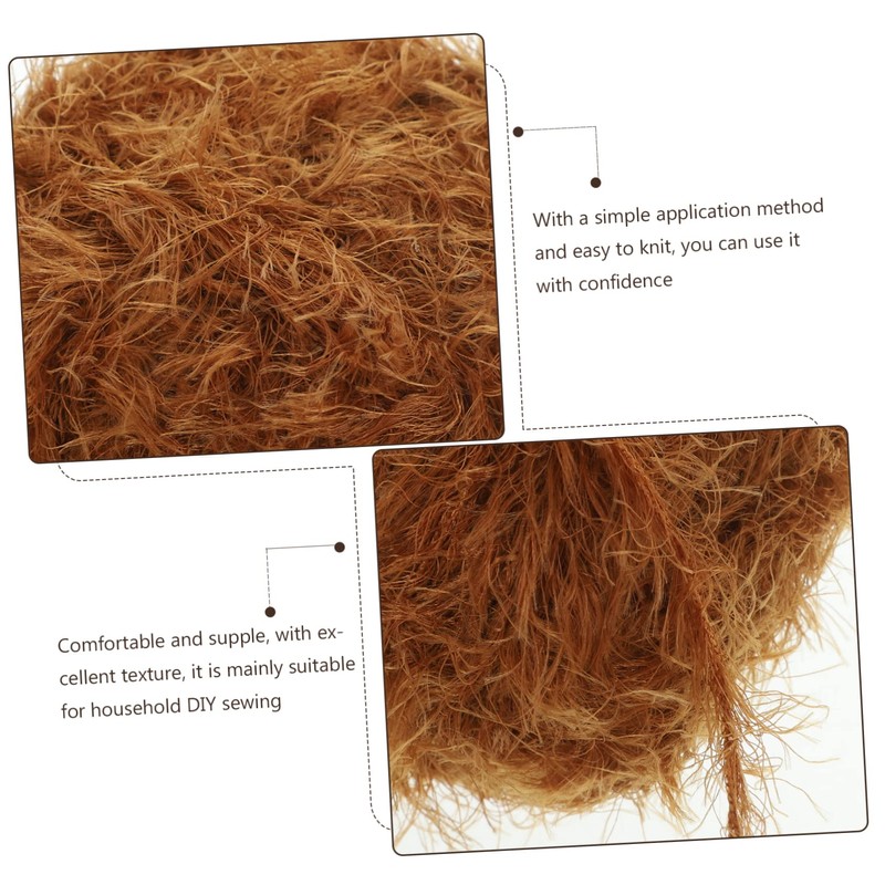 Gadpiparty 1 Roll Skin Friendly Yarn for Crocheting Crafting Convenient