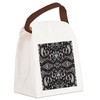 CafePress Modern Girly Vintage Lace Canvas Lunch Bag with Strap