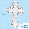 Baker Ross AX789 Cross Suncatcher Decorations - Pack of 10,