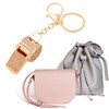 Crystal Coach Whistle Key Chain Cute Rhinestone Key Chain Shiny