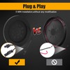 CAFOPAR 3-Side Spare Tire Brake Light Fit for Jeep Wrangler