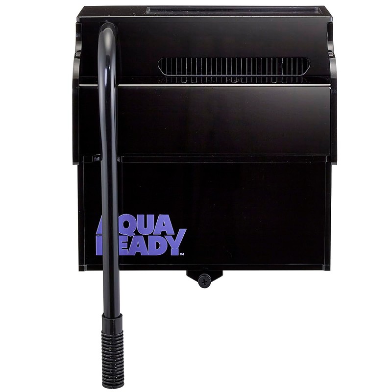 AquaReady Aquarium Power Filter, Customizeable Media Basket, Refugium Light Window,