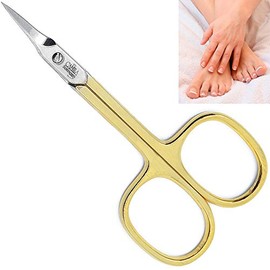CS04 3 1/2" Modern Style Gold Plated Cuticle Scissors