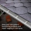 50 Pack Gutter Hangers, Gutter Hangers 5 Inch, Rain Gutter