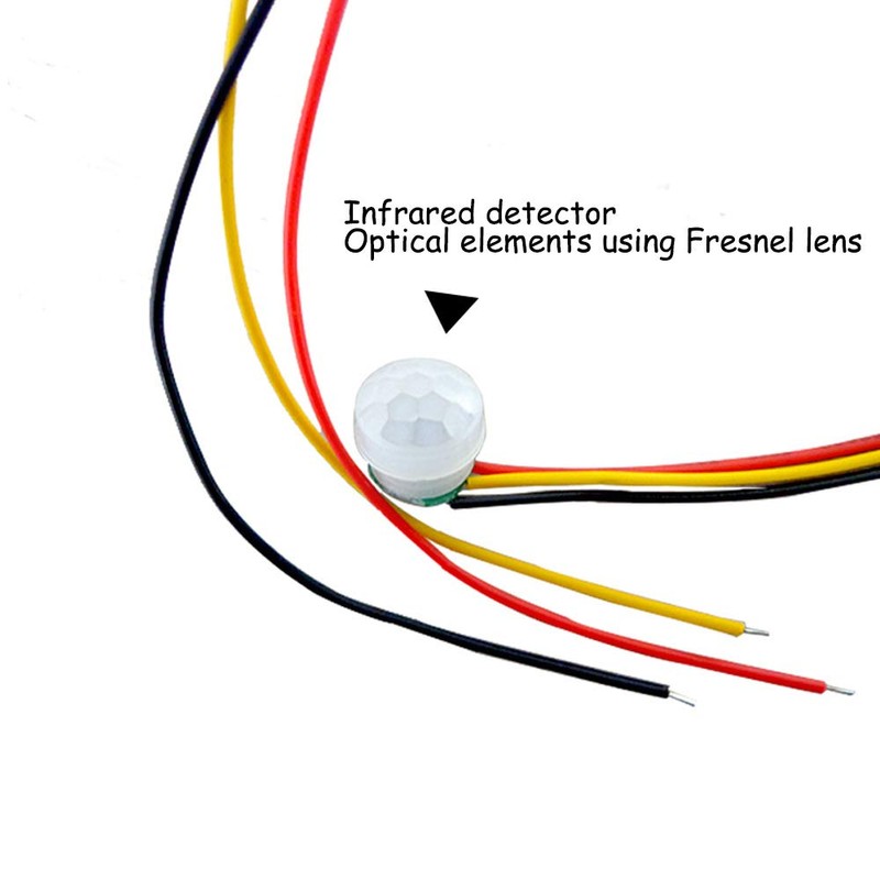KOOBOOK 1Pcs PIR IR Pyroelectric Infrared Module Adjust Relay Output
