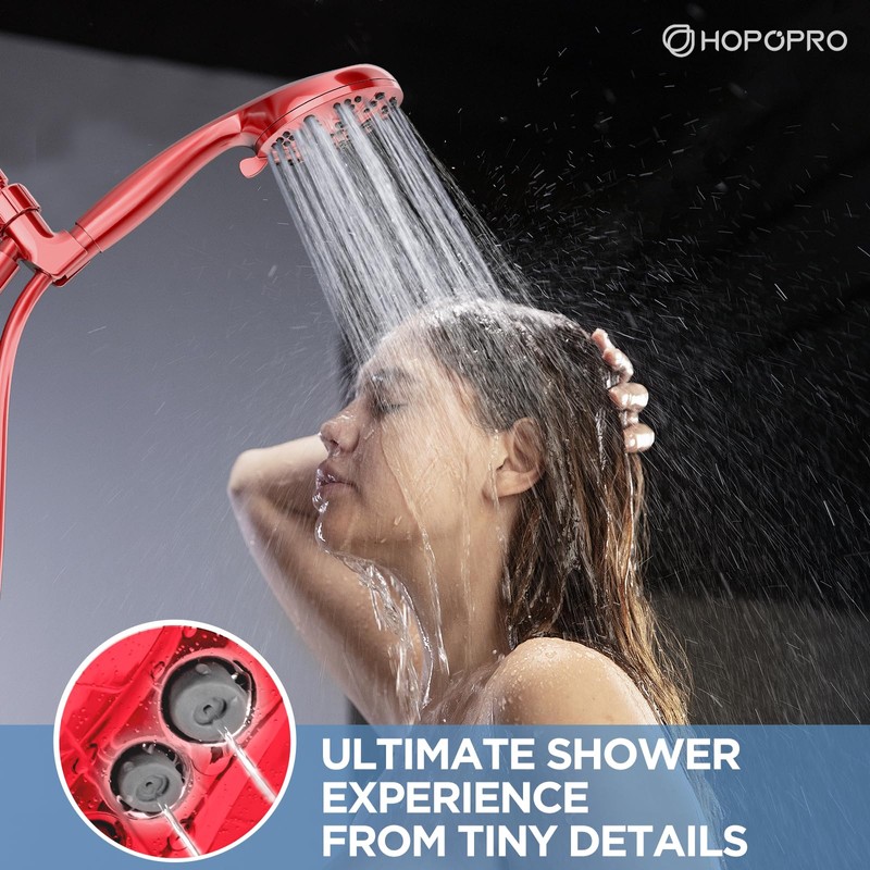 6-Mode High Pressure Handheld Shower Head Set, Consumer Reports Recommended