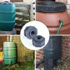 PVC Bulkhead Water Tank Connector Adapter, 4Pcs Bulkhead Fitting Water