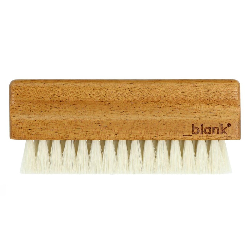 _blank #007sap | Schallplattenbürste | Plattenbürste | Ziegenhaar hell |