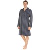 Haigman Brushed Cotton Nightshirt 7394-2 Blue/Grey Stripe 2XL