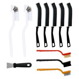 11 Pcs Cepillos de Limpieza para Grietas, Cepillo de Cerdas Duras Multiusos, Juego de Cepillos para Ranuras, Azulejos y Baño, Kit de Limpieza para