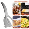 Ciieeo 2 in 1 Grip and Flip Spatula Tong, Egg