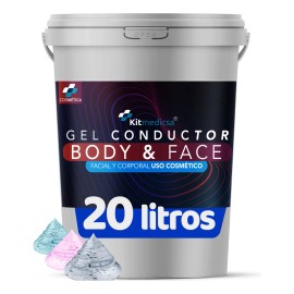 Gel Conductor Body & Face 20 L para Aparatología Uso Profesional Sin Fragancia