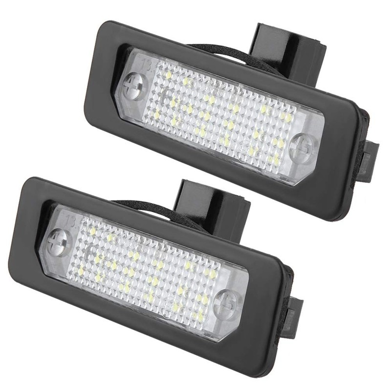 Acouto License Plate Light for, 2pcs Car LED License Plate