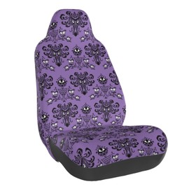 Haunted Mansion Car Seat Cover Car Accessories for Women Men Car Front Seat Protectors Full Set Front Bucket Universal Fit Sedan