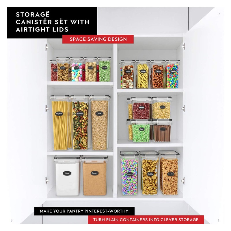 Cereal Containers Storage 2 Pack 135 fl. oz Cereal Dispenser