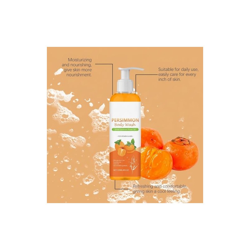 WYOK 2-Pack Persimmon Body Wash - Personal Daily Use &