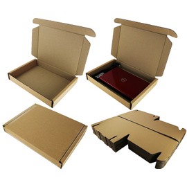 Strong Cardboard Box Laptop Shipping Packet Medium Parcel 50x36x7cm 19.5"x14"x3" (10)