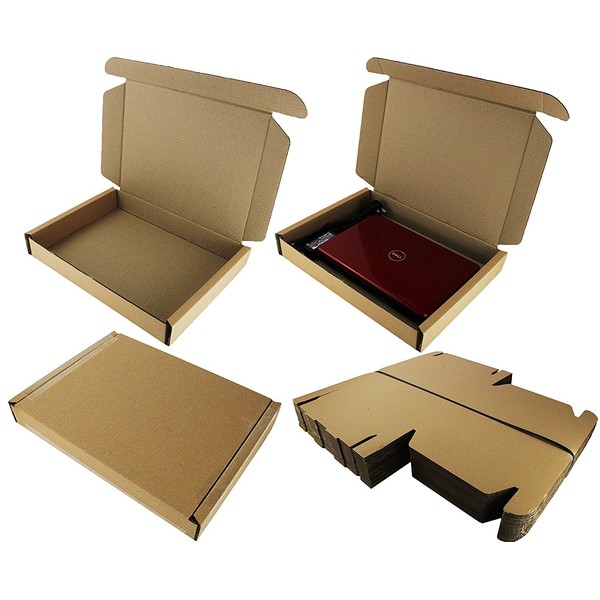 Strong Cardboard Box Laptop Shipping Packet Medium Parcel 50x36x7cm 19.5"x14"x3"