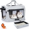 Extra Large Cat Carrier for 2 Cats, Soft Pet Car