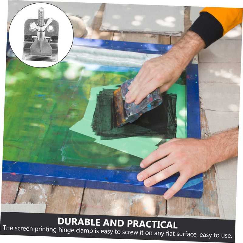 Operitacx Silk Hinge Clamp for Frame Machines Lightweight Printing Tool