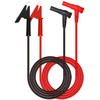 Greluma Pack of 2 Multimeter Test Leads, Banana Plug Right