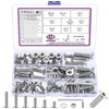 115 Piece M8 Screws Set, M8 Countersunk Screws Set, Flat