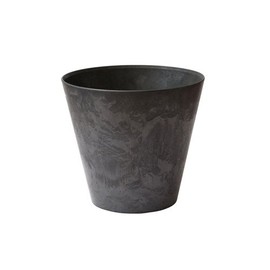 Amabro Art Stone [Black/Small] AMABRO Art Stone (Approx.) Diameter 8.5 x Height 7.7 inches (21.5 x 19.5 cm)