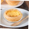ABOOFAN 200Pcs Foil Egg Tart Molds Baking Supplies for Individual