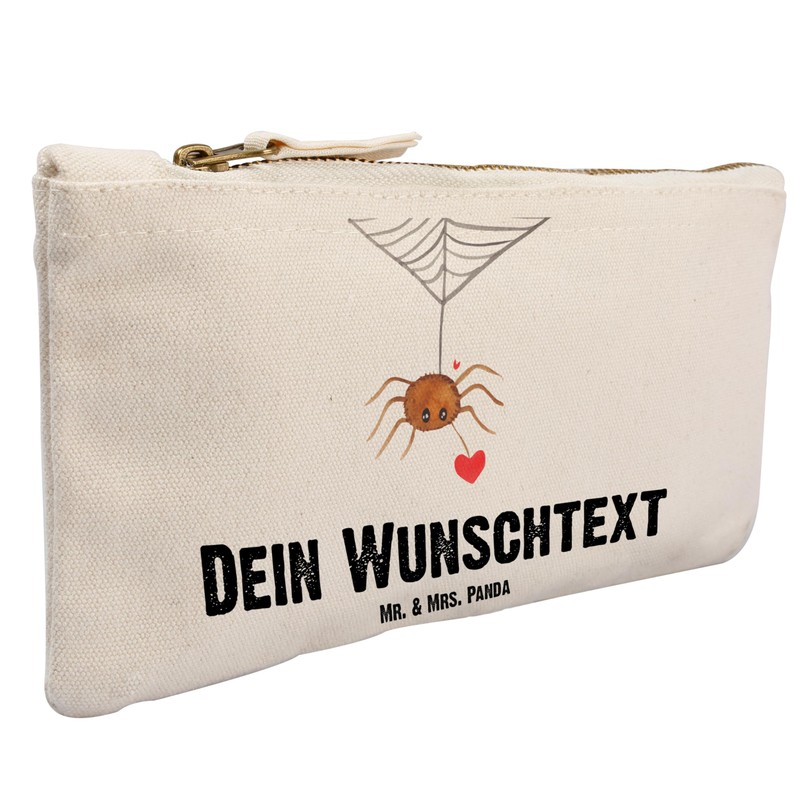 Mr. & Mrs. Panda Personalisierte Schminktasche Spinne Agathe Liebe Größe