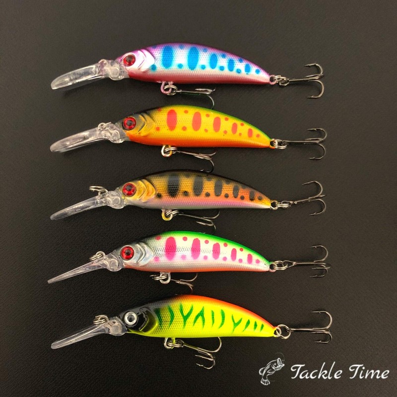 TackleTime Trout Lure Minnow Sinking Stream Lure 0.2 oz (5.5