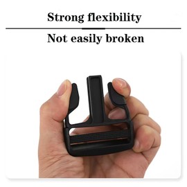 8pcs Plastic Side Release Buckles，Heavy Duty Plastic Buckle Clips Snaps Backpack Belt Replacement Buckle (2.5cm)