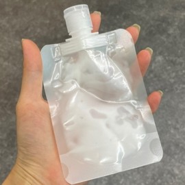 100ml Translucent Airtight Travel Cosmetic Tube Pack Dispenser 100ml 12ea