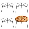 Pizza Stand, 4 Pack Pizza Rack for Party, Slant Design