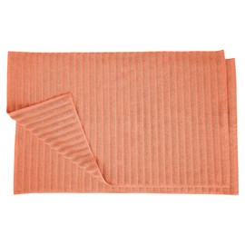 SUPERIOR Bath Mats Set 1000 Gram Long-Staple Combed Cotton for Bathroom, 2 Piece, Coral