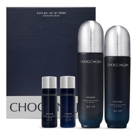 Missha Chogongjin Homme 2-Piece Basic Set / Skin + Lotion / 미샤 초공진 옴므 기초 2종 기획세트스킨+로션