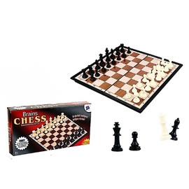 SHLYU Travel Chess Set Magnetic, Mini Chess Set Travel, Portable Chess Board Magnetic, Party Journey Family Game, Ideal Gift for Friends, Foldable Board Storage Box